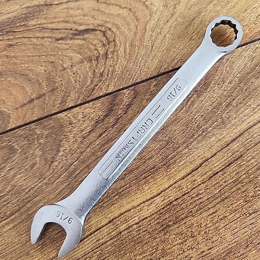 Craftsman 44696 9/16" 12 Point Vintage Forged Combination Wrench USA Tool